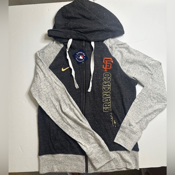 NWT Nike SF Giants Zip Up Hoodie Size Medium - Picture 1 of 13